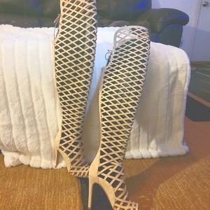 Women Thigh High Gladiator  Boot